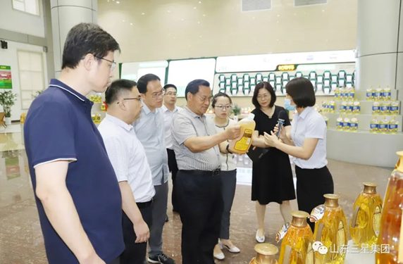 黄河流域生态保护和高质量发展调研组来山东三星集团考察调研